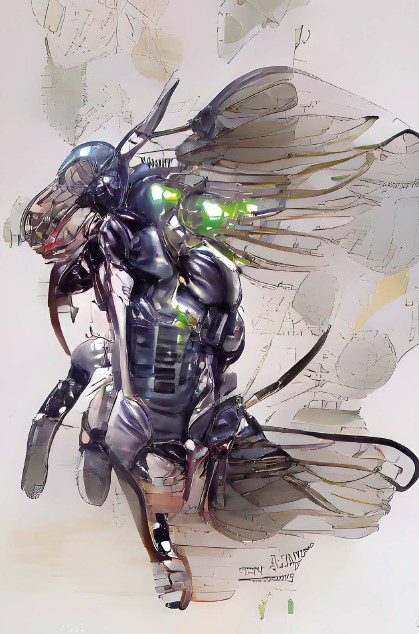 Insect Cyborg Human (Ken Rinaldo)